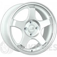 LS Wheels LS375 6.5x15 4x98 ET 32 Dia 58.6 (Silver)